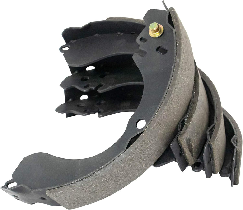 TRQ Brake Drum & Shoe Rear Set Kit Compatible with Chrysler Dodge Jeep