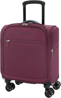 Verage Underseat Carry On Luggage with Wheels & USB Port,14 inch Wheeled Spinner Carry-on Luggages Bags for Airlines, Lightweight Overnight Suitcase for Men Women (14-Inch Compact Underseat Pro)