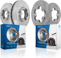 Detroit Axle - DRW 4pc Brake Rotors for Ford 2015-2018 Transit-250 Transit-150, Disc Brake Rotors 2016 2017 Replacement : 12.13' inch Front and Rear Rotor