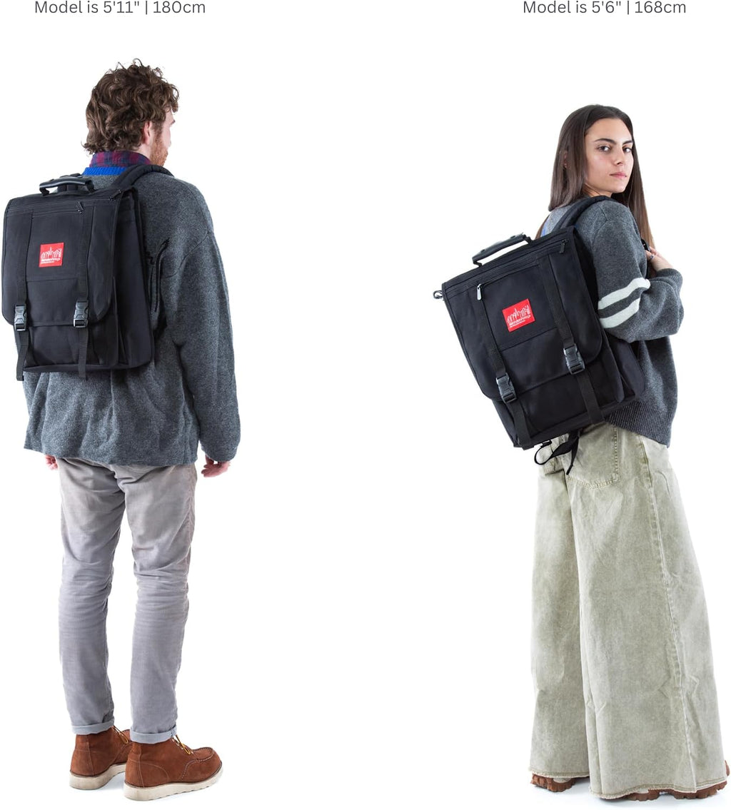 Manhattan Portage Commuter Laptop Bag Stylish Messenger Bag for Men & Women Durable Cordura Fits Up to 17' Laptop Ideal for Work College Travel (Grey)