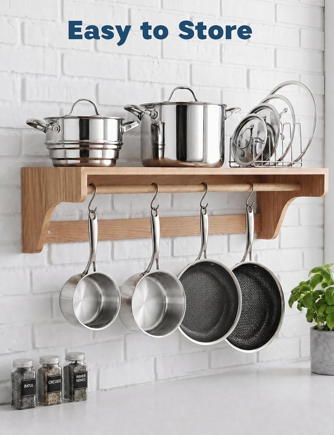 Cooks Standard 12-Piece Multi-Ply Clad Stainless Steel Cookware Set | Includes Nonstick Fry Pan, Saucepan, Steamer & Stockpot with Lid. Aluminum Core for Even Heat. Oven & Dishwasher Safe