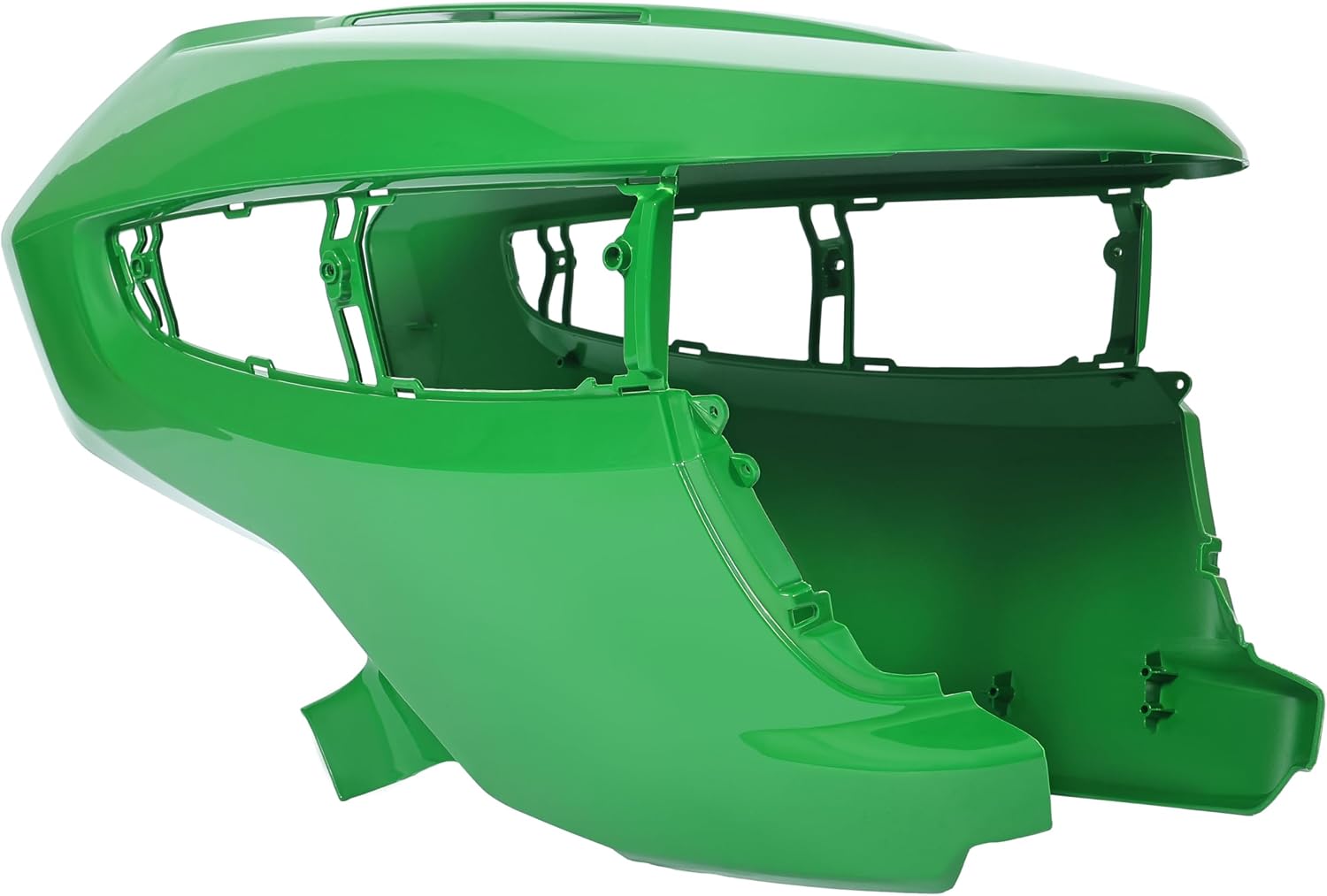 ECOTRIC Front Lawn Mower Hood Compatible with John Deere X500 Before Serial Number 020000 X520 X534 X540 Replacement for M152326 Tractor Hood Bumper Green Lawn Mower Accessories
