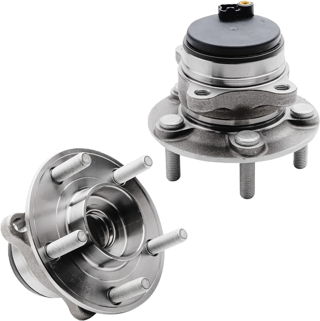 Detroit Axle - FWD Brake Kit for 14-16 Ford Fusion Lincoln MKZ Replacement 11.81' inch Front & 11.89' inch Rear Disc Brake Rotors Ceramic Brakes Pads Wheel Bearing Hubs Lug Nuts