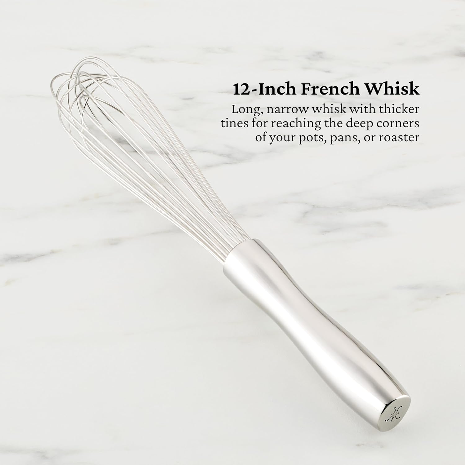 Hestan Provisions Chef's Tools, Deluxe Tool Set (6-Piece) with Porcelain Holder/Bain Marie & Stainless Steel: Solid Spoon, Ladle, Pasta Fork, Turner/Spatula, French Whisk