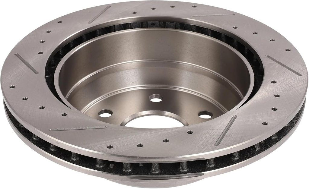 CCIYU D834 55084 Brake Kit Fit For Chevy For Avalanche 1500 2002-2006,For Silverado 1500 2001-2006,For Suburban 1500 2000-2006,For Tahoe 2000-2006, Rear Disc Brake Rotor and Pad Set 6PCS