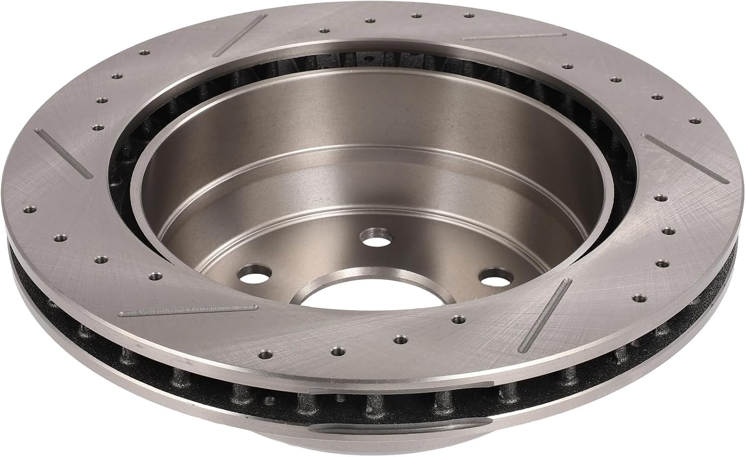 CCIYU D834 55084 Brake Kit Fit For Chevy For Avalanche 1500 2002-2006,For Silverado 1500 2001-2006,For Suburban 1500 2000-2006,For Tahoe 2000-2006, Rear Disc Brake Rotor and Pad Set 6PCS