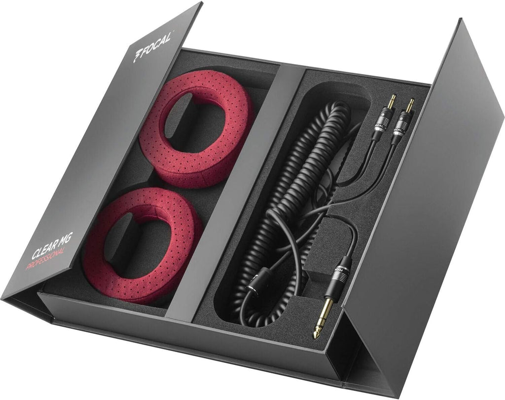 Focal Clear Mg Professional Circum-aural Open-Back Headphones, Black