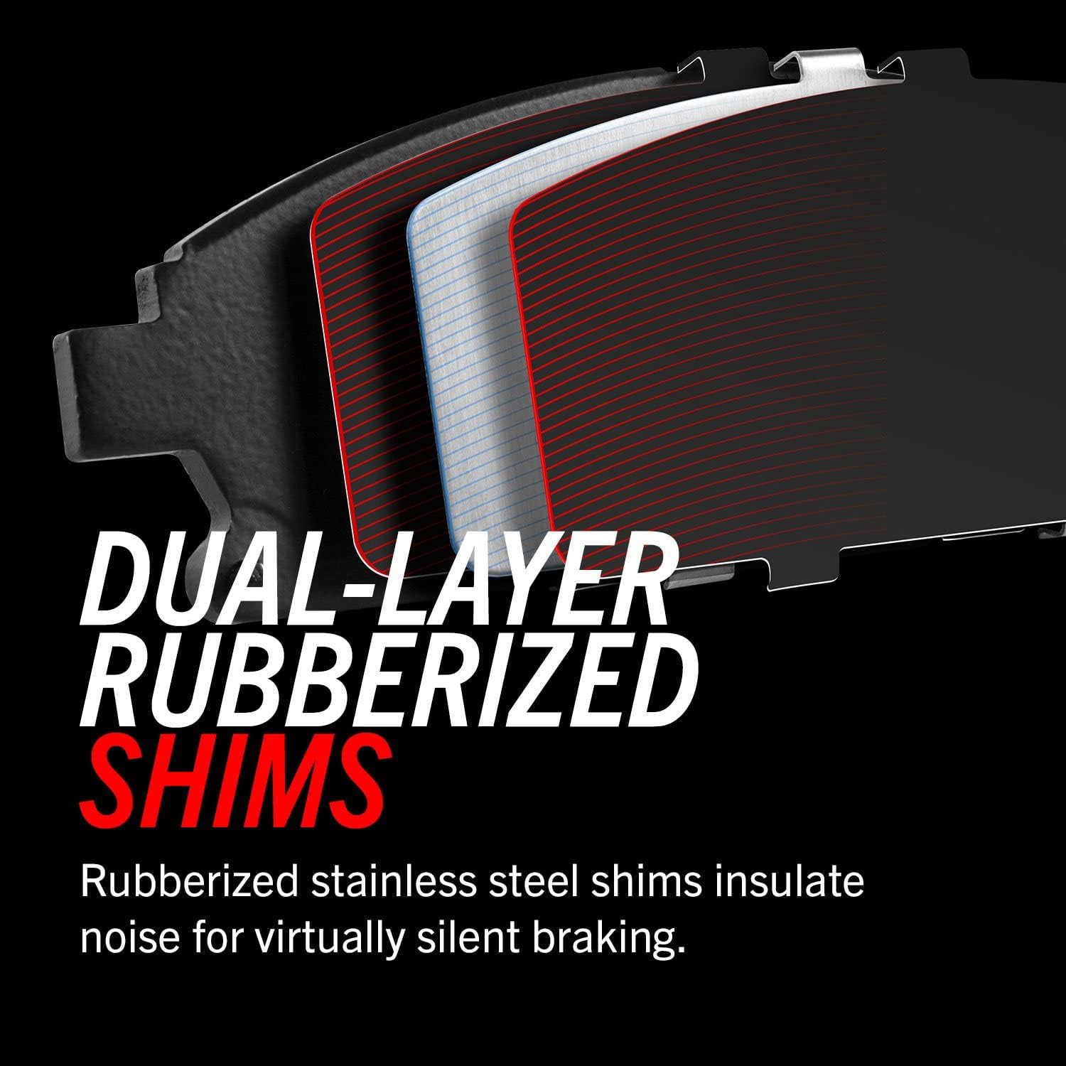 PowerStop Front and Rear Brake Kit for Ford Explorer 2013-19 |Flex 2013-19 |Police Interceptor Sedan 2013-19 - Ceramic Brake Pads + Semi Coated Rotors Replacement, SC6375