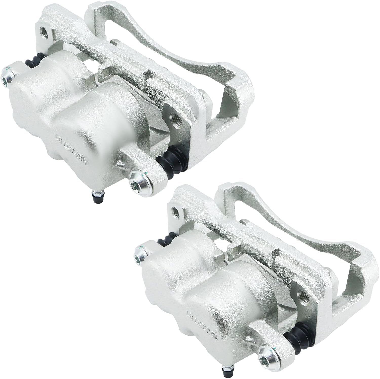 BDELI Front Brake Calipers Replace for 1999-2004 Chevy Silverado 1500, 2000-2006 Tahoe, 1999-2004 GMC Sierra 1500, 4.3/4.8/5.3/6L, with Bracket: 18B4728+18B4729, 25848000+25848001