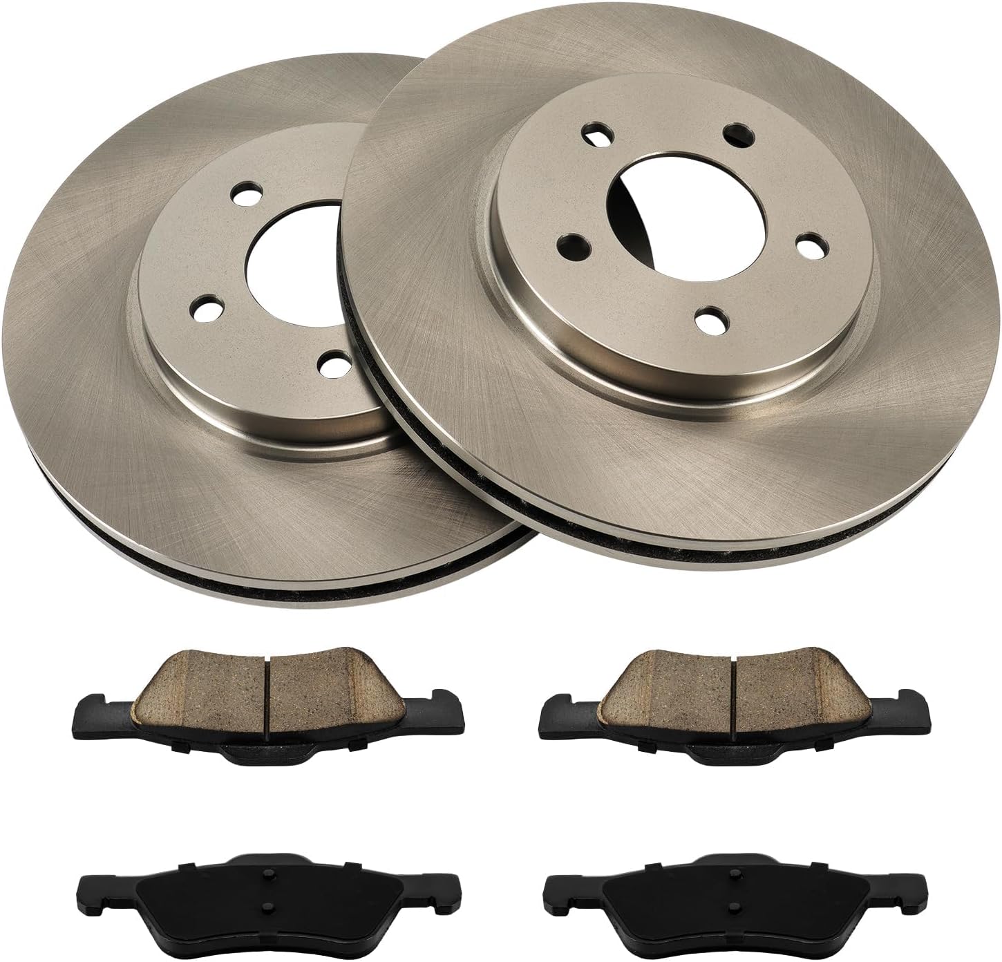 KAX Front Brake Kit for Ford Escape 2005-2010, Mercury Mariner 2005-2010, Mazda Tribute 2005-2006 2008-2010, 11.93inch Brake Rotors Pads Kit, #54123+D1047 Front Brakes