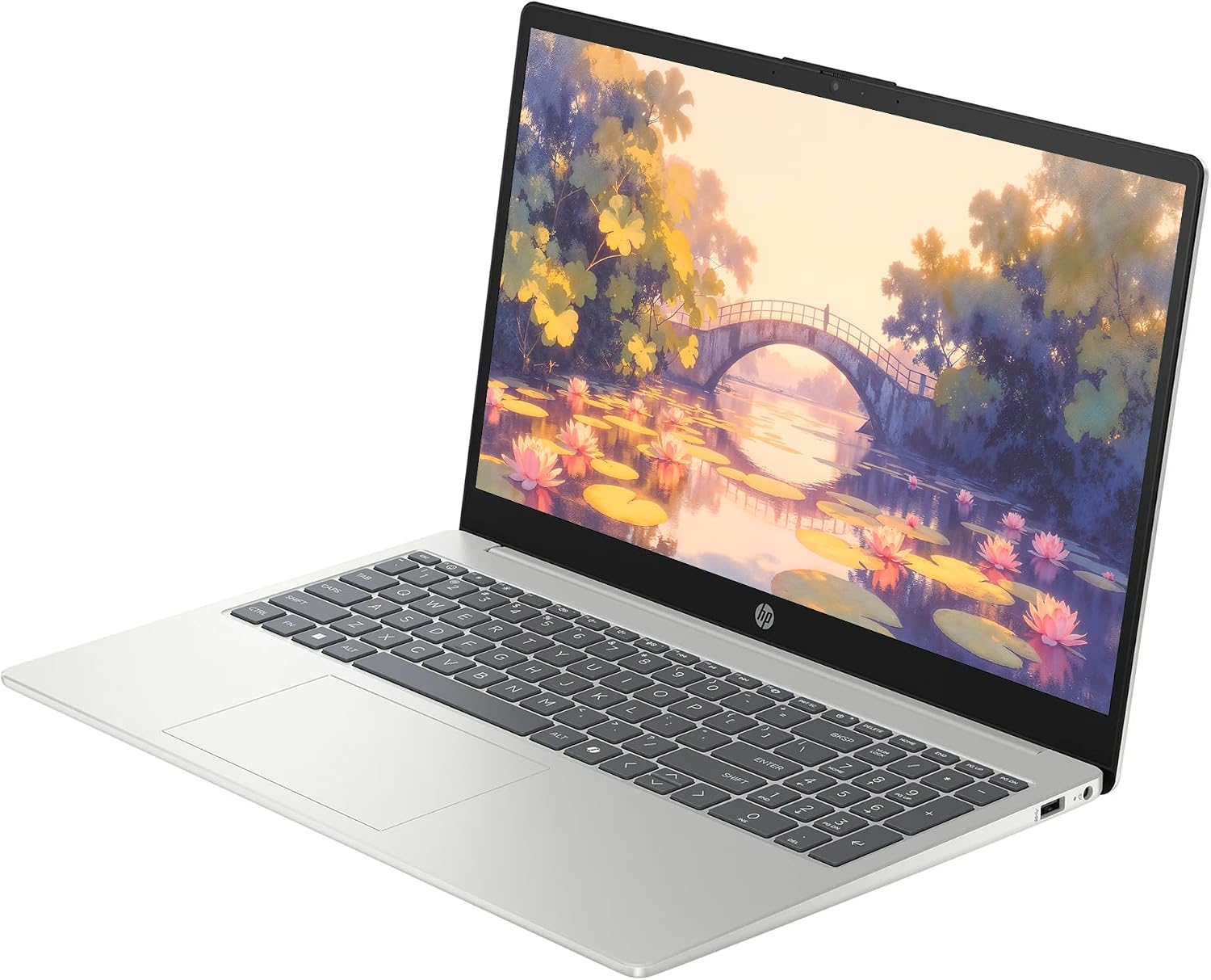 HP Business Laptop Computer, 15.6' Touchscreen FHD IPS LED Display, Intel Core i7-1355U, Windows 11 Home 64GB RAM 2TB SSD, Numeric Keypad, SageNova Earphones, Natural Silver