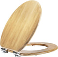 Resin Glitter Toilet Seat, Soft Close & Easy Clean, Oval 36 * 42cm, Top Fixing, Silver(Woode)