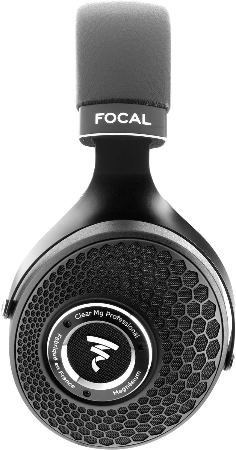 Focal Clear Mg Professional Circum-aural Open-Back Headphones, Black