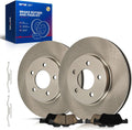 KAX Front Brake Kit for Ford Escape 2005-2010, Mercury Mariner 2005-2010, Mazda Tribute 2005-2006 2008-2010, 11.93inch Brake Rotors Pads Kit, #54123+D1047 Front Brakes