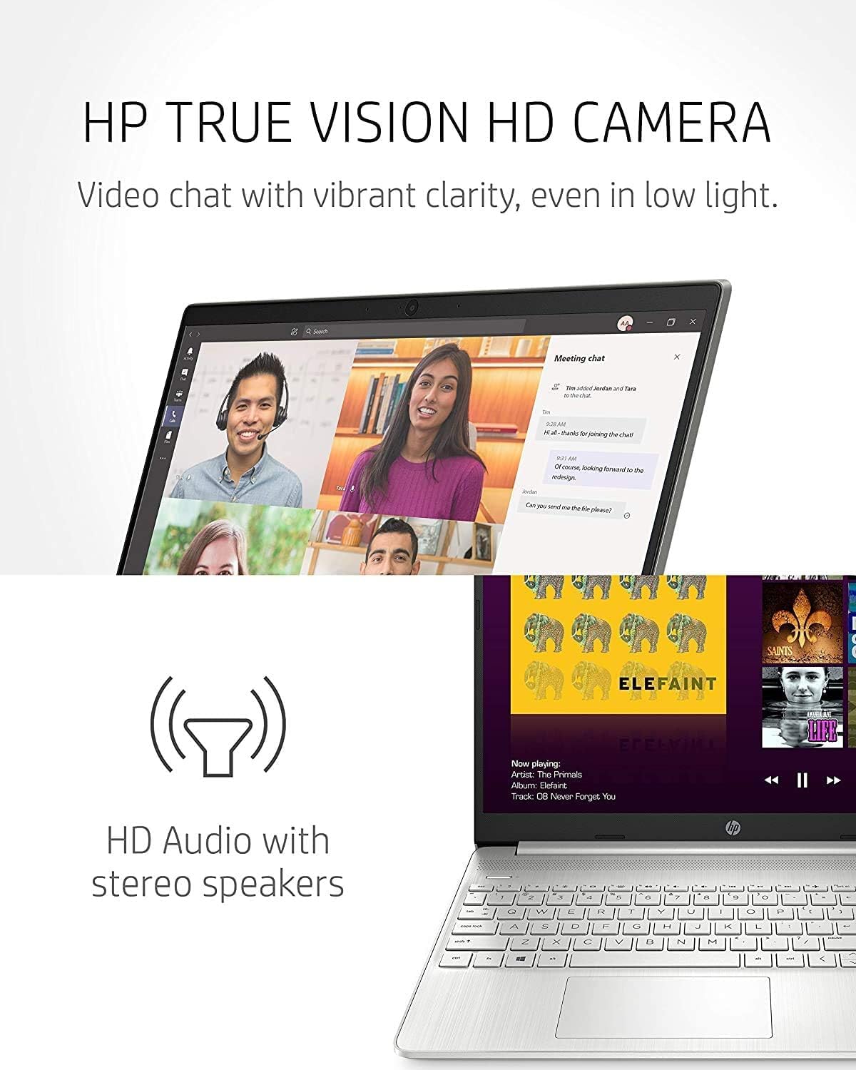 HP 15.6' FHD Touchscreen Laptop with Office 365, AMD Ryzen 7 4700U Processor, 64GB RAM 2TB SSD, Wi-Fi, Bluetooth, Webcam, SD Media Card Reader, Windows 10 Pro, Silver