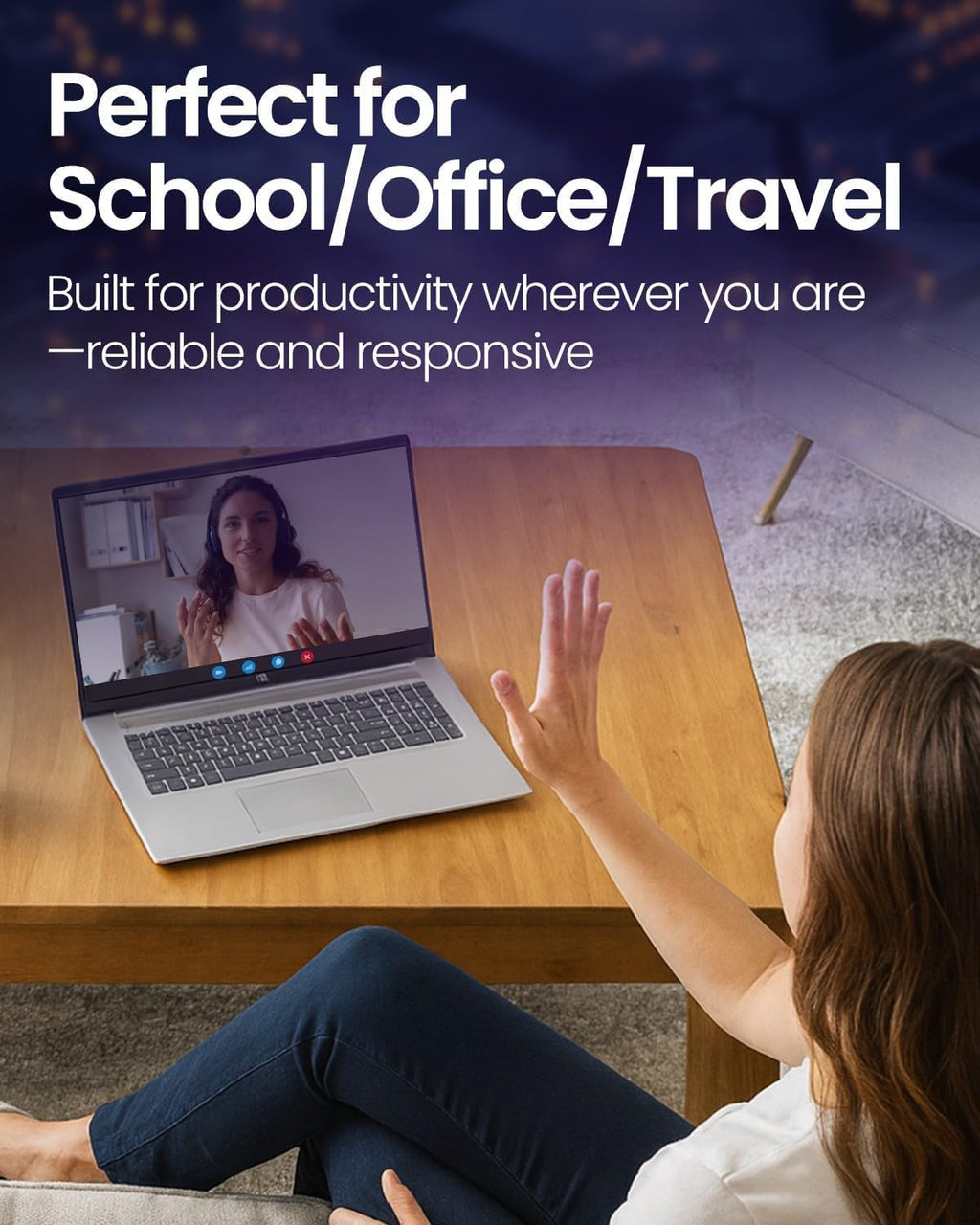 HP 17.3' AI Laptop, Intel Core Ultra 7 255U,32GB DDR5, 2TB SSD, HD Touchscreen, Backlit Keyboard, Windows 11 Home, Wi-Fi 6, Natural Silver