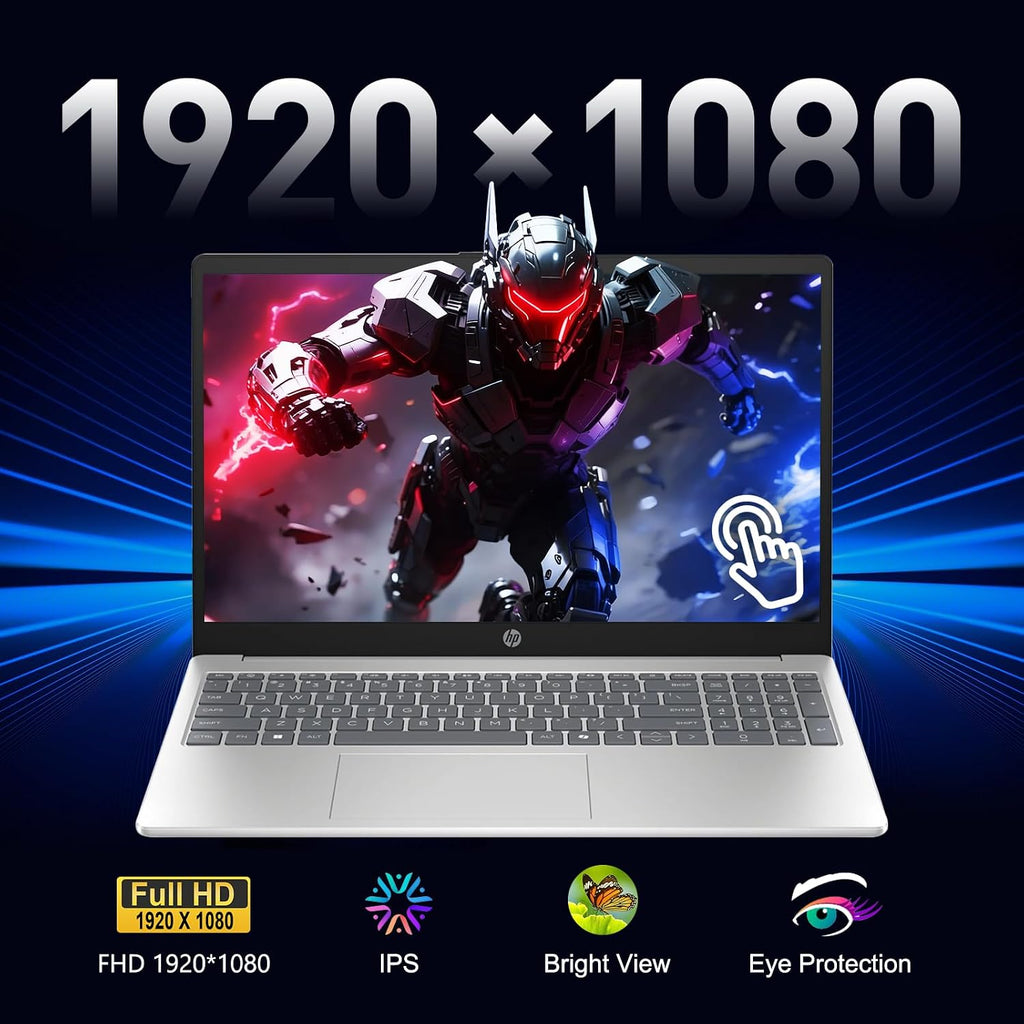 HP i7 Touchscreen Laptop, Intel Core i7-1355U(10-Cores, Up to 5GHz, Beat Core 7 160U), 16GB RAM 1TB SSD 15.6' FHD Intel Iris Xe Graphics, Win 11 Pro w/GM Accessory Computer for Business Gaming