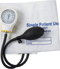 MABIS Disposable Arm Blood Pressure Cuff, Manual Sphygmomanometer, Single Use, Large Adult Size, Box of 5, White