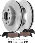 Detroit Axle - Front Brake Kit for 2014-2024 Ram ProMaster 1500 2500 3500, Disc Brakes Rotors Ceramic Brake Pads Replacement: 11.81' inch Rotor