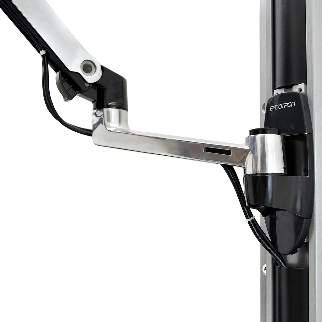 Ergotron – LX Single Monitor Arm, VESA Wall Mount – for Monitors Up to 34 Inches, 7 to 25 lbs – Polished Aluminum