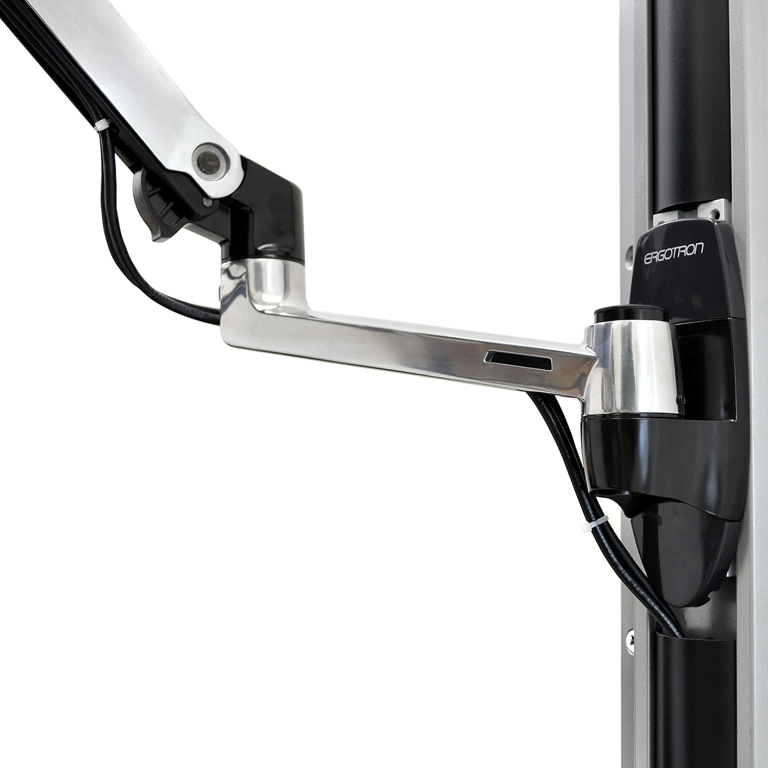 Ergotron – LX Single Monitor Arm, VESA Wall Mount – for Monitors Up to 34 Inches, 7 to 25 lbs – Polished Aluminum