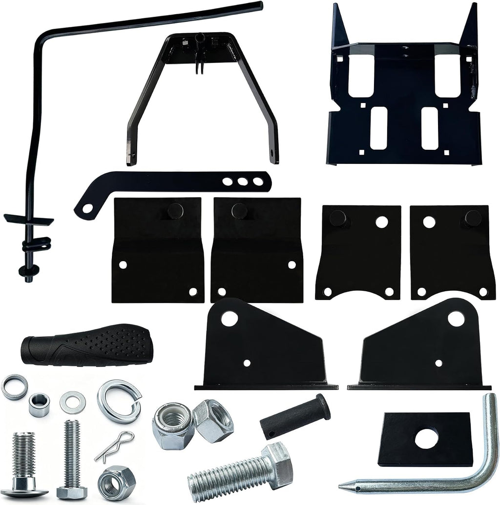 Garden Tractor Sleeve Hitch,Garden Tractor Sleeve of the Lawn Mower Tractor is Attached to the Accessory and then Installed on the Frame, Compatible with Husqvarna 585607901/ Craftsman T200 and T300