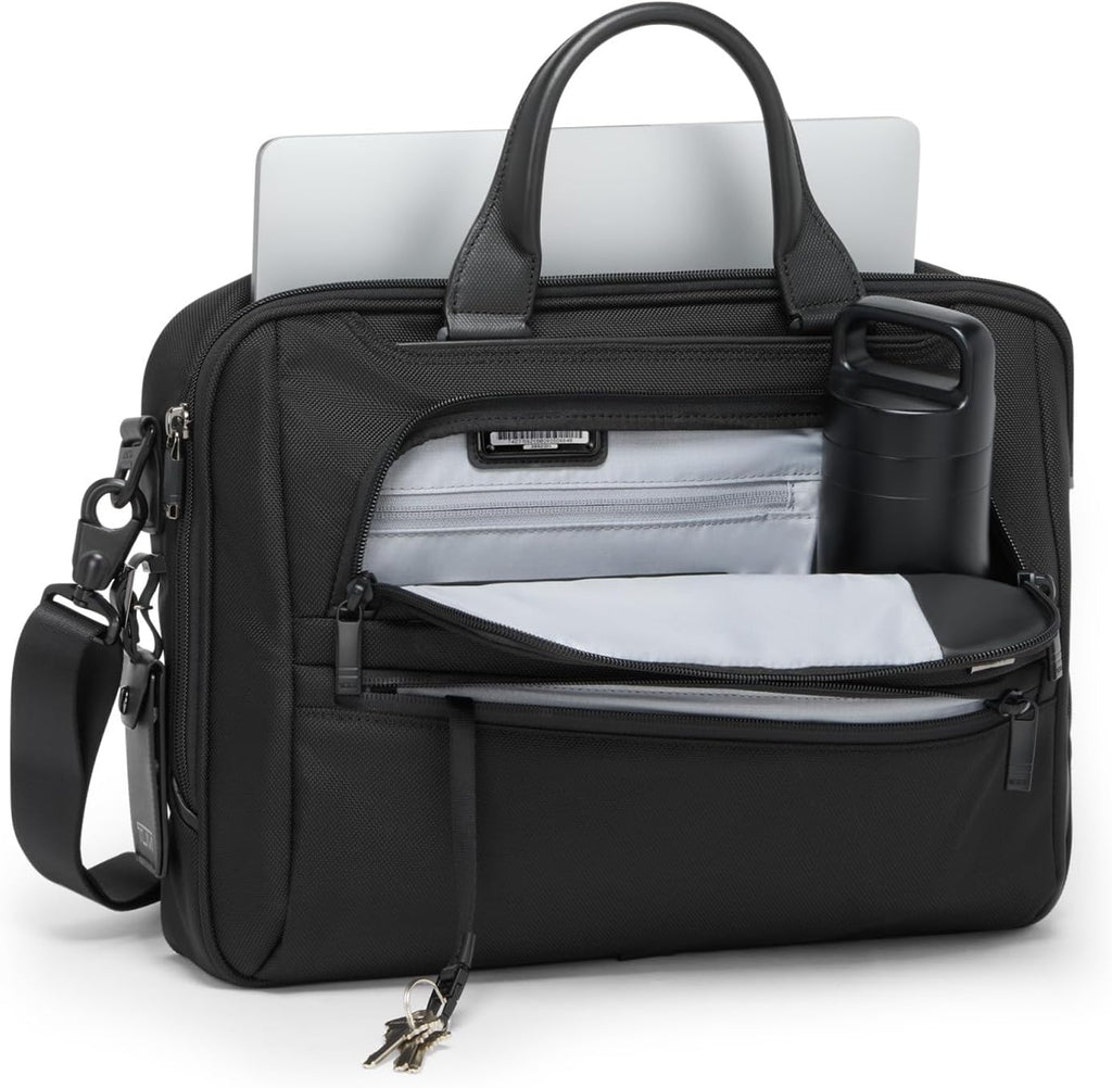 TUMI - Alpha Laptop Briefcase - Men's Work and Commute Bag - Fits up to a 15' Screen
