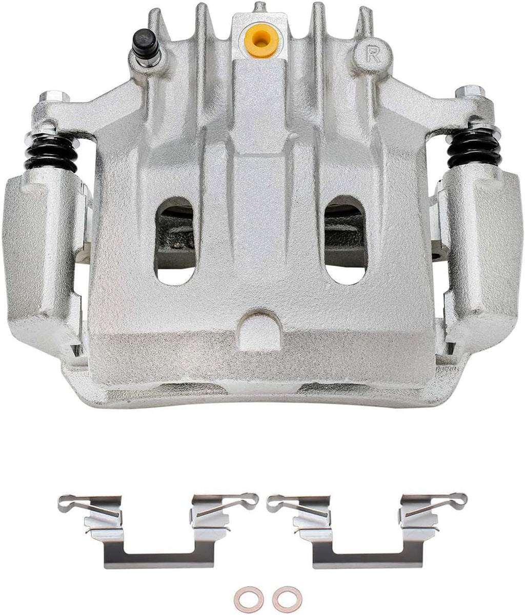 Detroit Axle - Rear Brake Kit for 00-04 Ford F-250 Super Duty F-350, 00-05 Excursion, Disc Brake Rotors Ceramic Brake Pads Brake Caliper 2000 2001 2002 2003 2004 2005 Replacement
