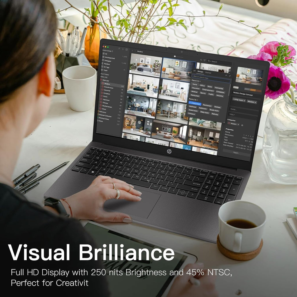 HP 250R-G9 Flagship Business Laptop - w/AI Copilot & Free CD/DVD Drive - 15.6' Full HD - i3 1315U (Beat Intel i5-1235U) - Wi-Fi 6 -Win 11 Pro w/w/Redragon Bundle (32GB RAM | 1TB SSD)