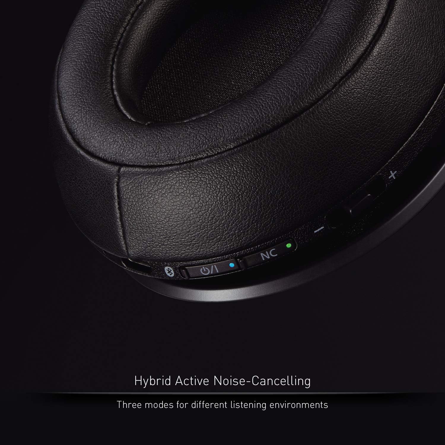 Technics Premium Hi-Res Wireless Bluetooth Stereo Headphones with 40 mm Dynamic-Tuned Drivers, 3-Mode Active Noise Cancelling, Ambient Sound Enhancer and Playback Pause Sensor - EAH-F70N-S (Silver)