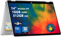 HP OmniBook 5 Flip 2-in-1 Laptop | 14' WUXGA IPS Touchscreen | 10-Core Intel Core 7 150U | 16GB DDR5 512GB SSD | Backlit Keyboard Wi-Fi6E 5MP IR Privacy Camera Win 11 Pro w/DLCA Accessory