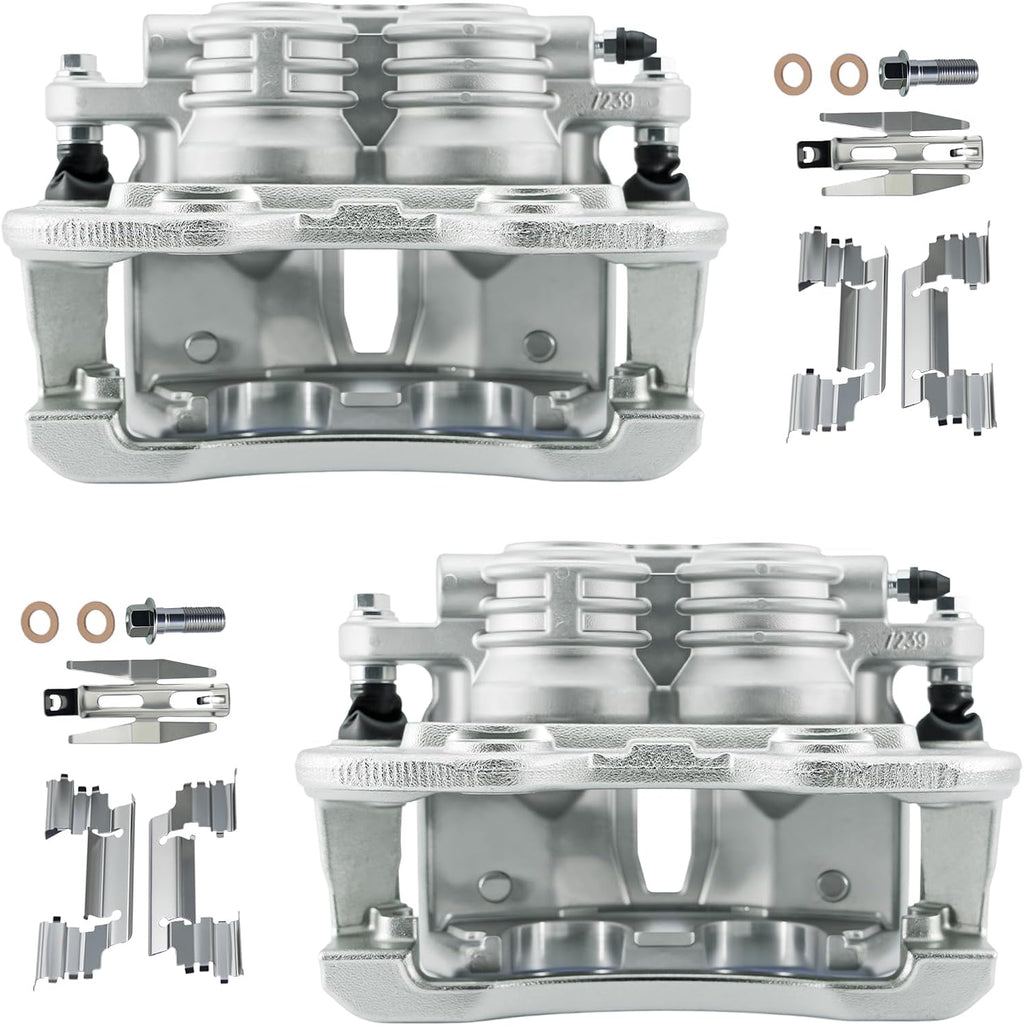Betthand Rear Brake Calipers Fit for 2003-2006 Chevy Silverado 1500, 2000-2006 Tahoe, 2000-2006 Suburban 1500, 2002-2006 GMC Sierra 1500, 2000-2006 Yukon, 4.3/4.8/5.3/5.7/6L: 18B4764+18B4765