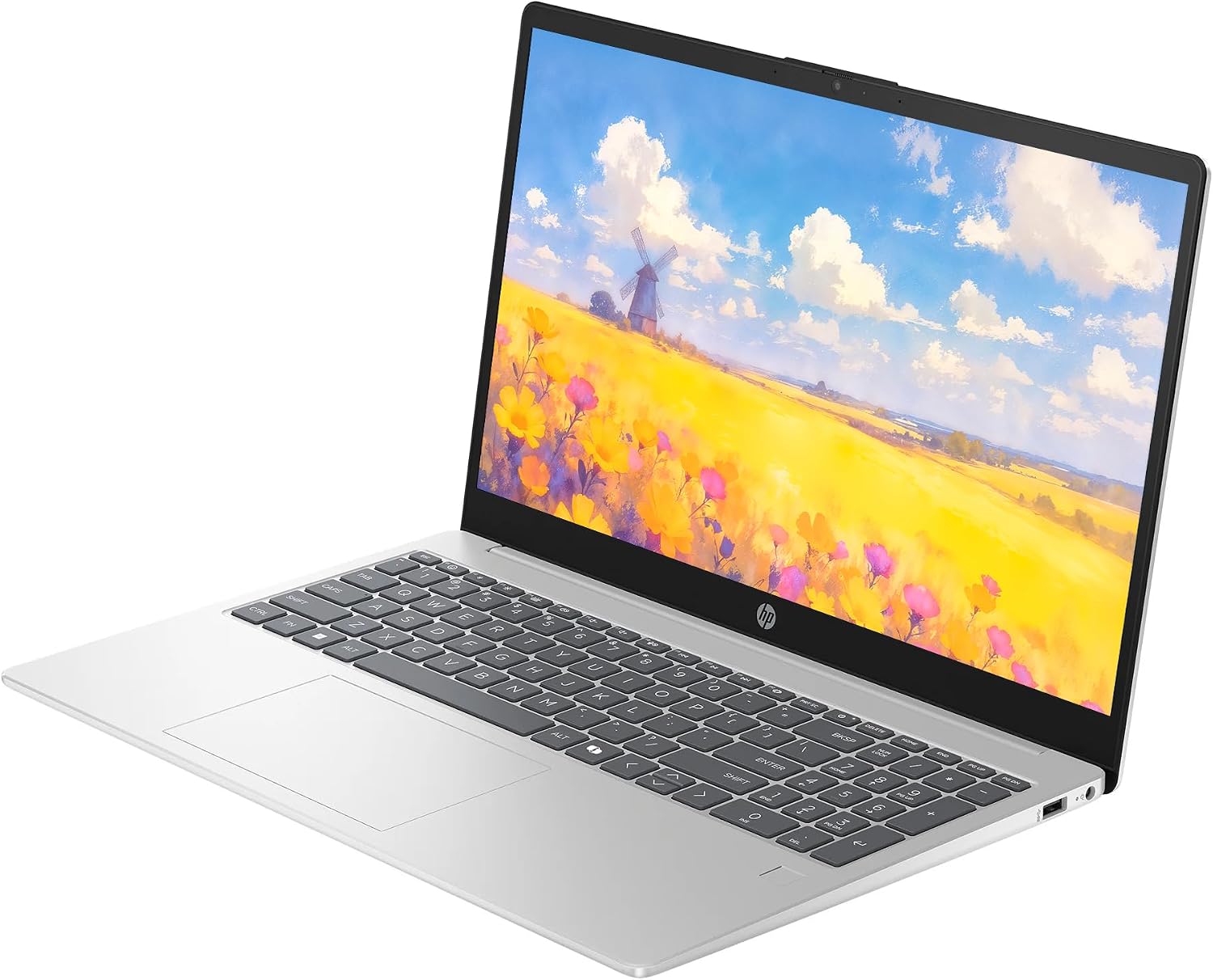 HP 15.6' Business Laptop Computer, 12GB RAM 512GB Storage (256GB SSD+256GB Docking Station Set), 10-Core Intel Core i5, Windows 11, Fingerprint Reader, Backlit Keyboard, SageNova Earphones
