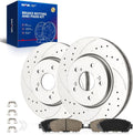 KAX Front Brake Kit for Honda CR-V 2012 2013 2014 2015 2016, Crosstour 2012 2013 2014 2015, Accord Crosstour 2011, 11.65inch Brake Rotors Pads Kit, #31455+D1521 Front Brakes
