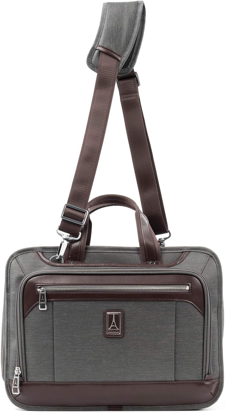Travelpro Platinum Elite Expandable Business Laptop Briefcase, Fits up to 15.6 Laptop, Work School Travel, Men and Women