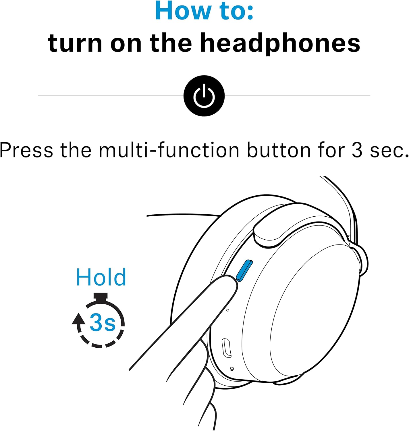 Sennheiser ACCENTUM Plus Wireless Bluetooth Noise Cancelling Headphones - Quick-Charge Feature, Up to 50HR Playtime, Adaptive Hybrid ANC, for Traveling, School & Work, White