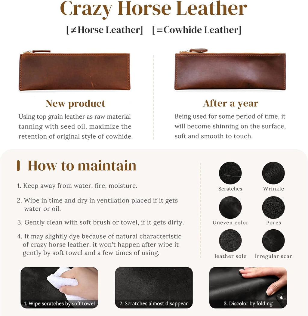 S-ZONE Women Genuine Leather Tote Bag Large Shoulder Purse Vintage Crossbody Work Handbag