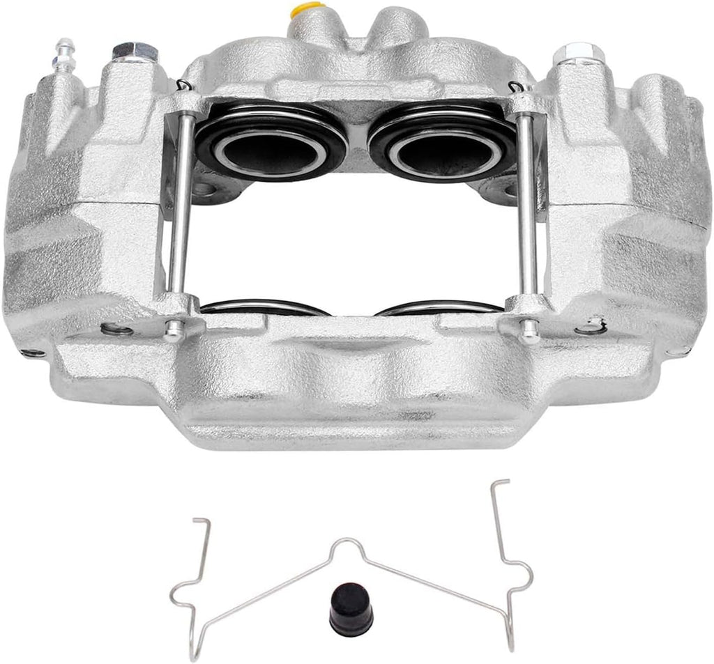 Detroit Axle - 8pc Front Brake Kit for 2005-2021 Toyota Tacoma 2003-2009 Toyota 4Runner 2007-2014 Toyota FJ Cruiser Replacement Brake Calipers Disc Brake Rotors Ceramic Brake Pads