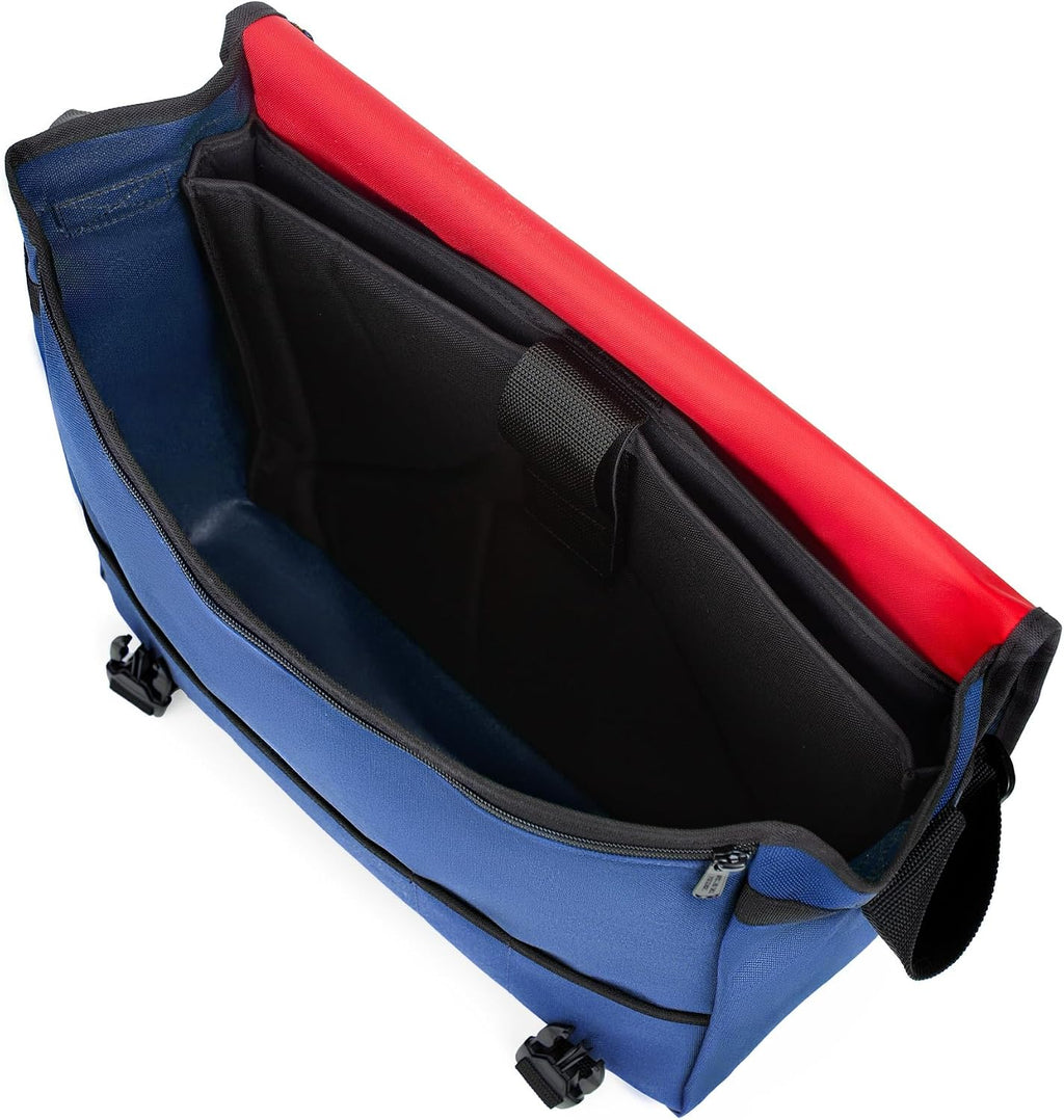 Manhattan Portage Deluxe Computer Bag (LG) with Adjustable Strap Water Resistant 1000D Cordura for Work College Travel