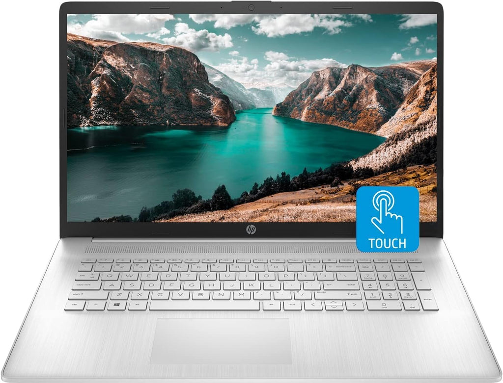 HP 17 Laptop, 17.3' HD+ Touchscreen Display, 12th Gen Intel Core i7-1255U, 64GB RAM, 2TB SSD, Webcam, HDMI, SuperSpeed USB Ports, Wi-Fi 6, Windows 11 Home, Silver (Renewed)