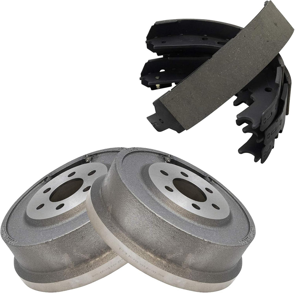 TRQ Rear Brake Drum & Shoe Kit Compatible with Dakota Durango