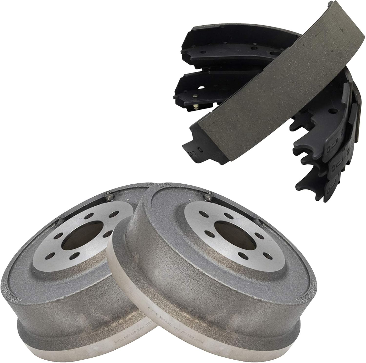 TRQ Rear Brake Drum & Shoe Kit Compatible with Dakota Durango