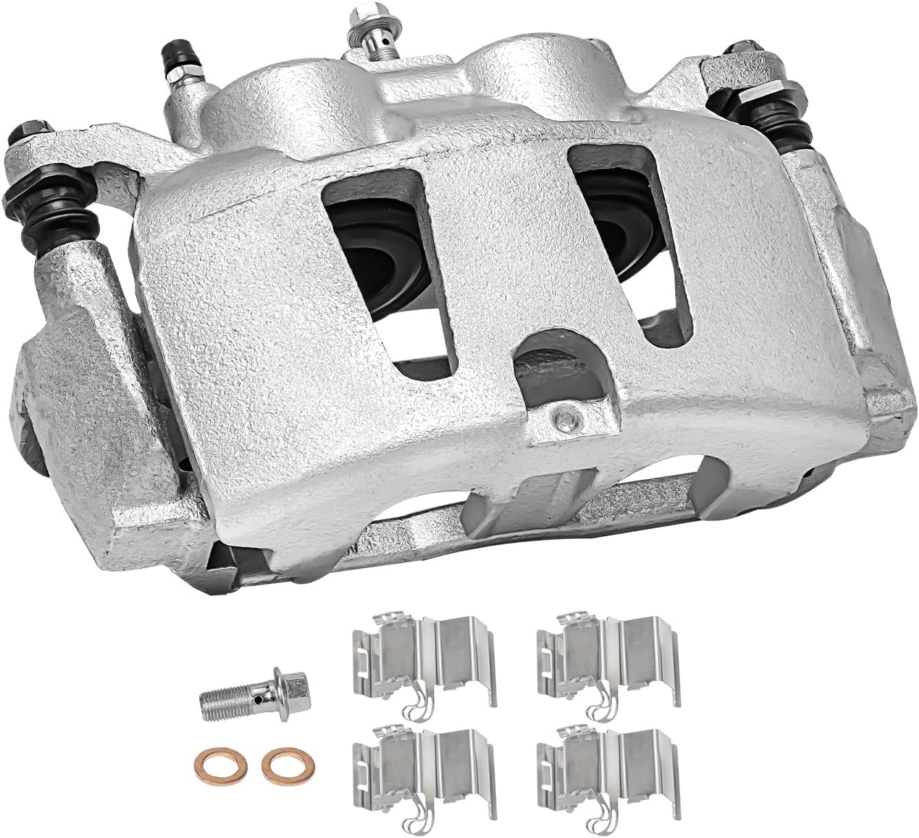 Detroit Axle - Front 2pc Brake Calipers for Chrysler Pacifica Town & Country Dodge Grand Caravan Ram C/V Routan, 2 Disc Brake Calipers Replacement