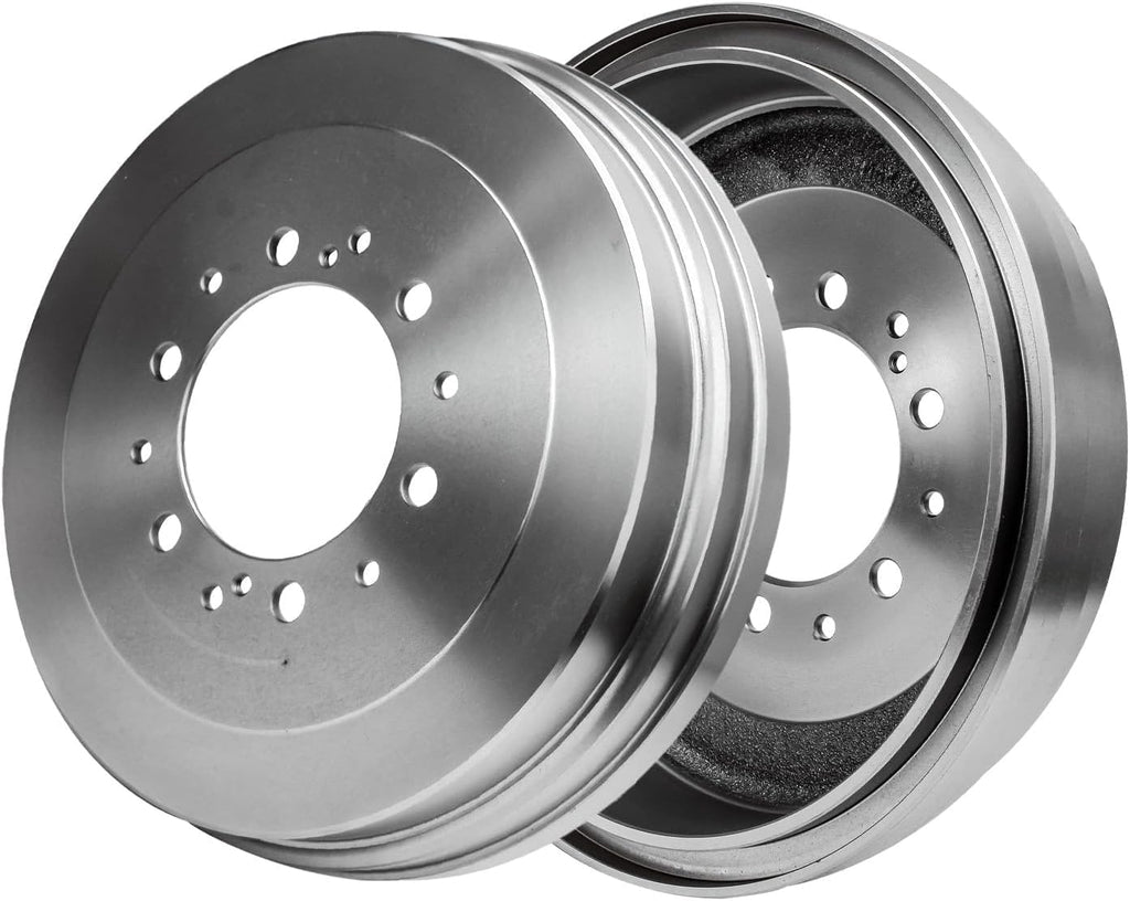 Detroit Axle - 8pc Brake Kit for 2002 Toyota 4Runner 2004 Tacoma, Front Disc Brake Rotors Ceramic Brakes Pads, Rear Brakes Drums and Semi-Metallic Shoes Replacement : 11.69' Inch Rotor
