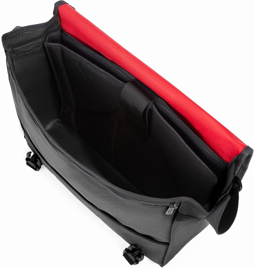 Manhattan Portage Deluxe Computer Bag (LG) with Adjustable Strap Water Resistant 1000D Cordura for Work College Travel