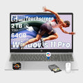 HP Flagship 15.6' Touchscreen Business Laptop, AMD Ryzen 7 7730U, FHD Anti-glare Display, AMD Radeon GPU, AI Noise Reduction, Lightweight, Copilot, Wi-Fi 6, Win 11 Pro, 64GB RAM + 2TB SSD, Accessories
