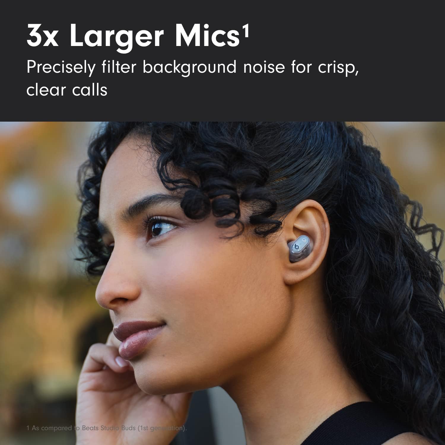 Beats Studio Buds + True Wireless Noise Cancelling Earbuds - Transparent (Renewed Premium)
