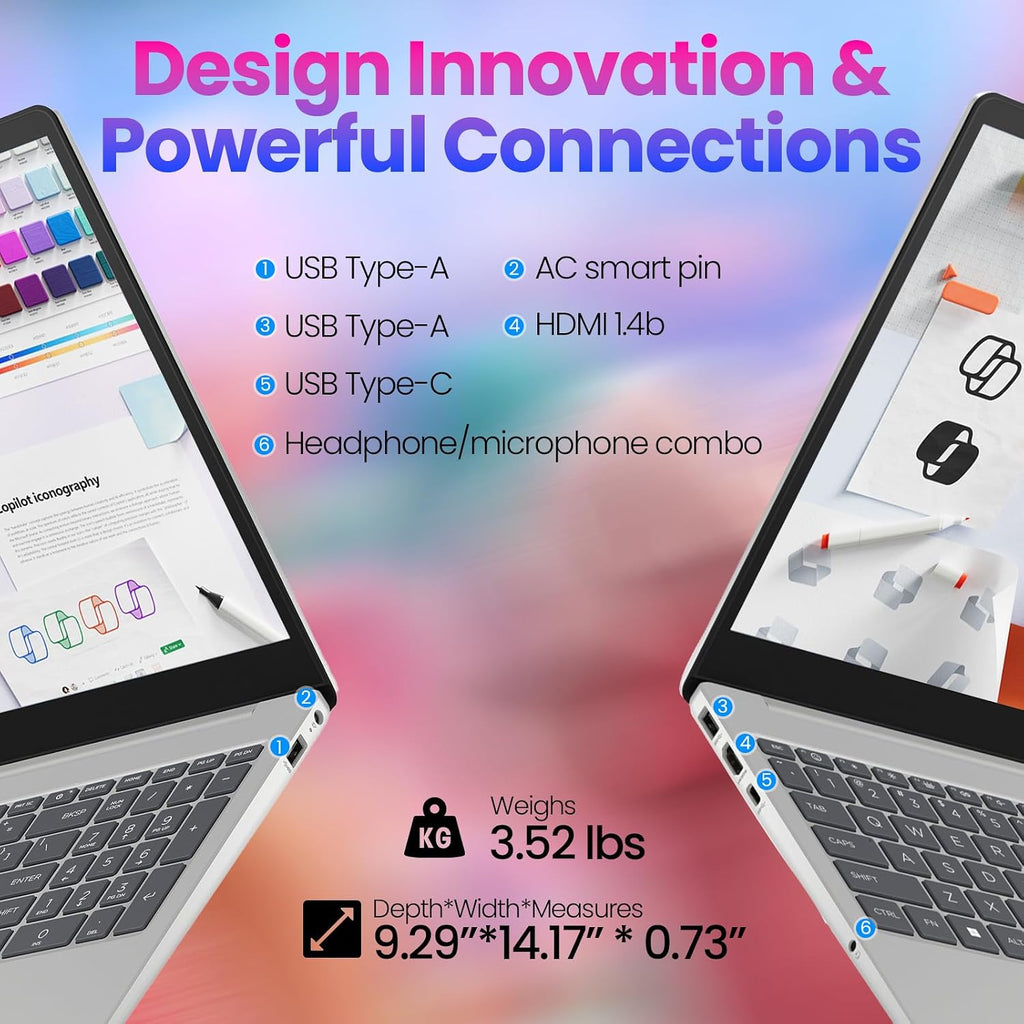 HP 2026 Touchscreen Laptop Computer for Student & Business, 16GB RAM 512GB SSD Windows 11 Pro, Intel Core i3-1315U (Up to 4.5GHz), 15.6' LED, Copilot AI, Numeric Keyboard, Type-c, Patented KB Kit