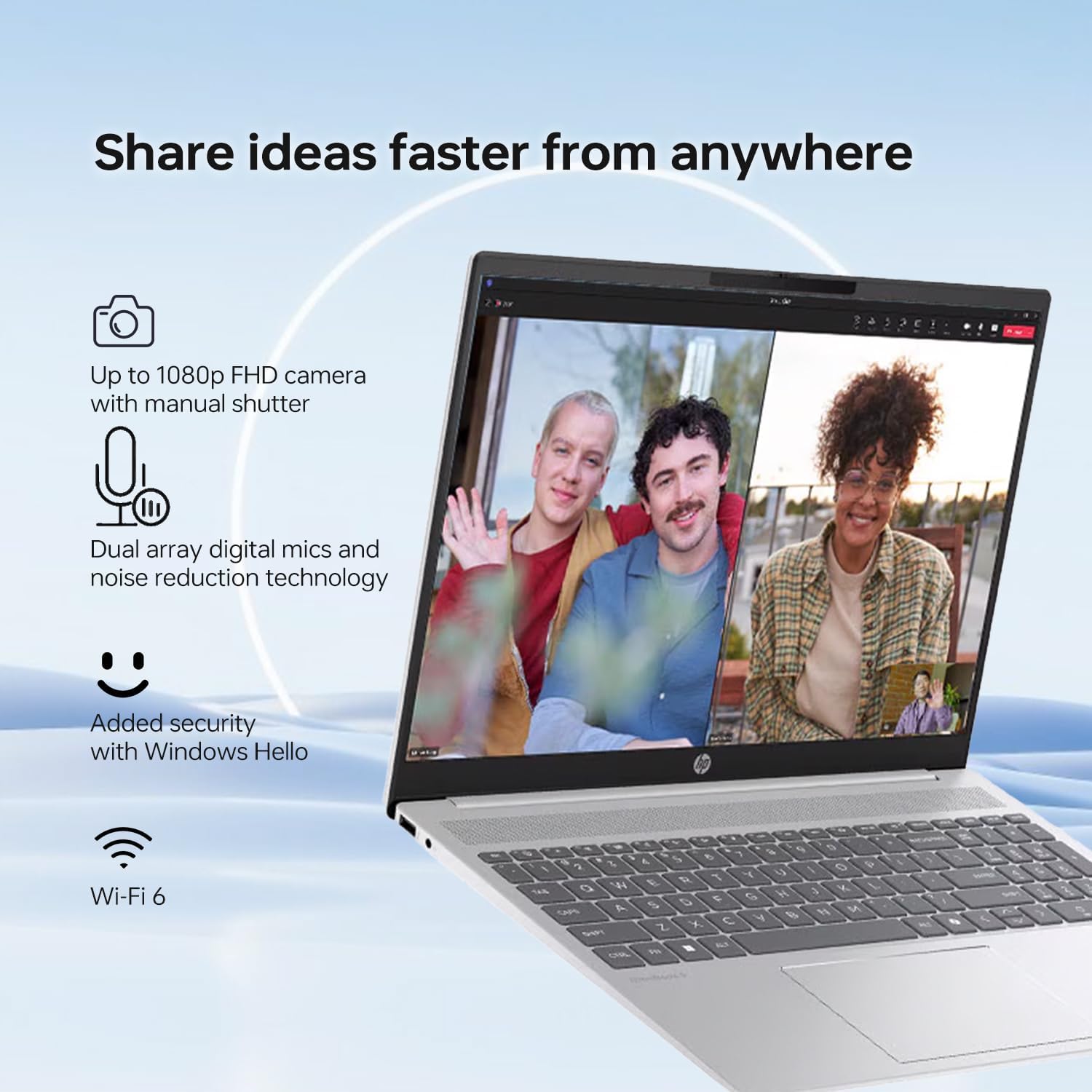 HP Pro Business Copliot AI Laptop PC, 17.3' Touchscreen, Ultra 7 255U, 16GB DDR5, 1TB SSD, Wi-Fi 6, Webcam, Backlit Keyboard, Fingerprint Reader, Bundle with PCO Laptop Cooler