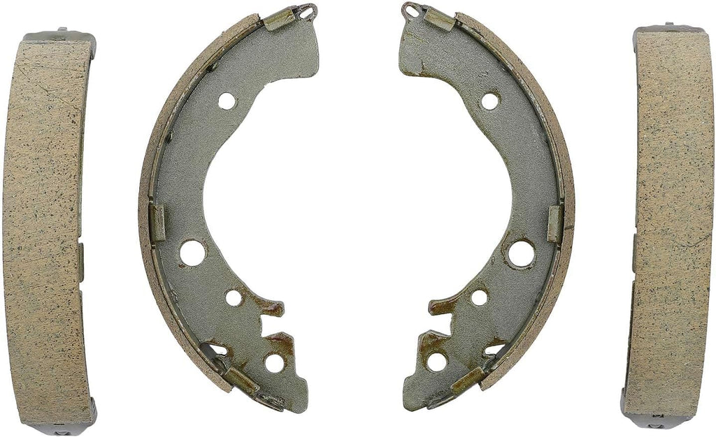 A-Premium Front Vented Disc Brake Rotors + Rear Drums + Shoes + Ceramic Pads Kit Compatible with Select Honda Models - Civic 2012 2013 2014 2015, L4 1.8L, 12-PC Set